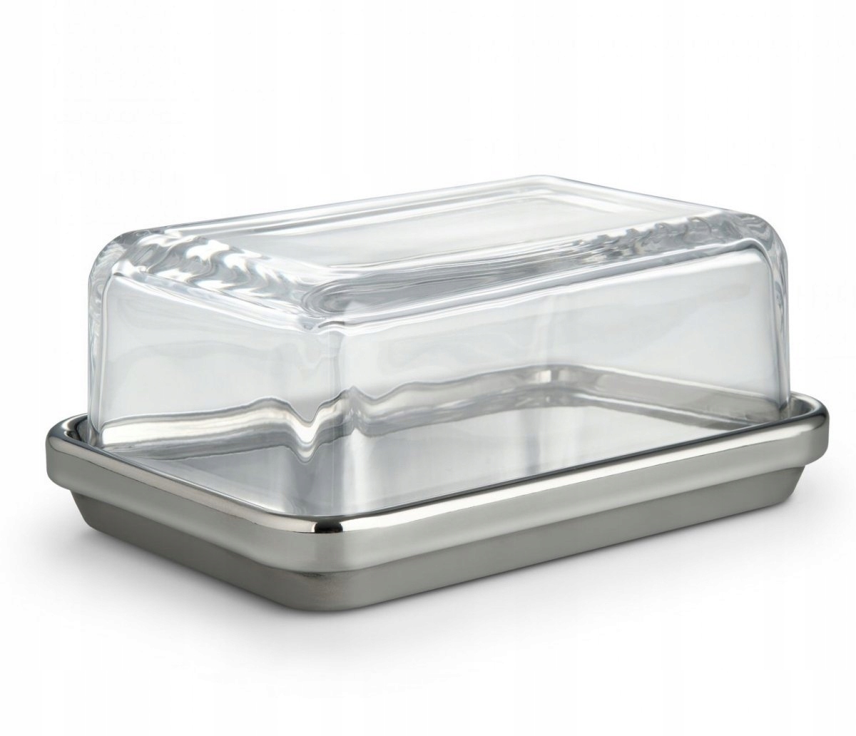 Alessi ES03 Maselnička oceľová sklenená pokrievka