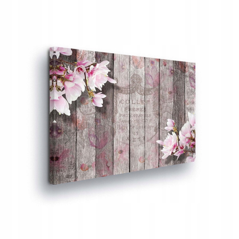 Obraz 100x75 Vintage magnolie květiny strom antický jemnost pastel