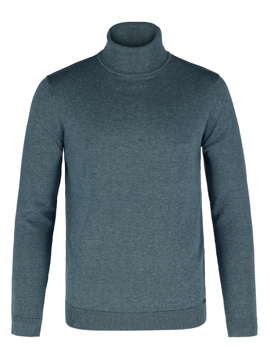 Volcano lehký svetr modrý rolák, velikost M