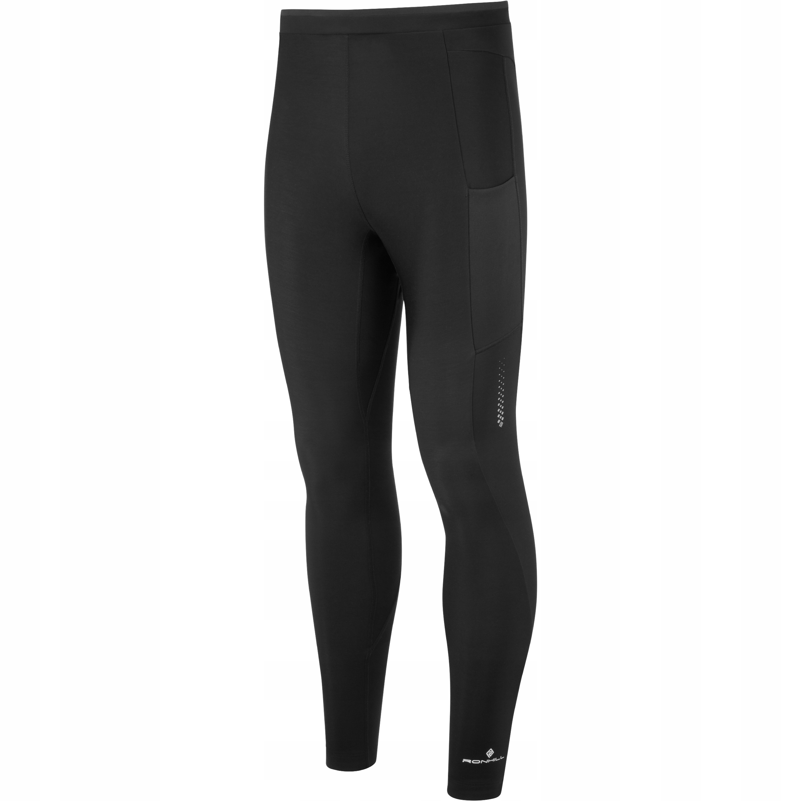 Legginsy do Biegania Męskie Termoaktywne Ronhill Tech Winter Tight Czarne M
