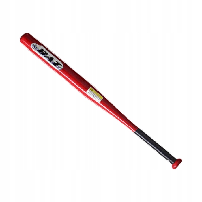 Kij Bejsbolowy Baseballowy Metalowy Czerwony 25Cali 900g - Mój Argument Model BB-KJR-MA