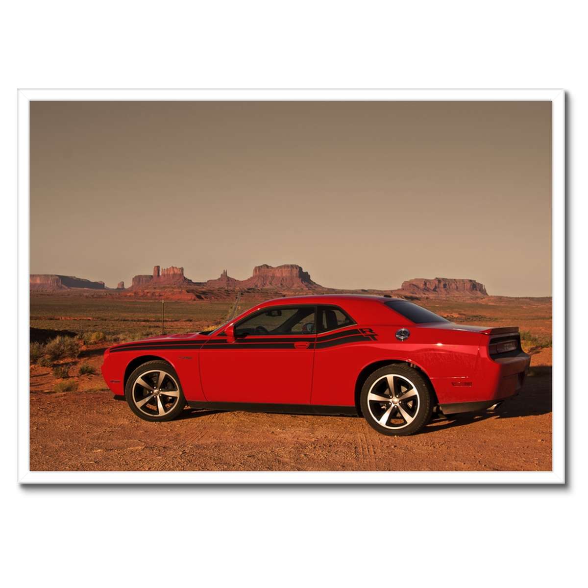 Plakáty v rámu 70x50 Dodge Challenger Rt
