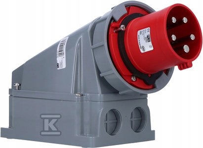 Wtycz.odbiornik.stała 63A/5P/400V IP67
