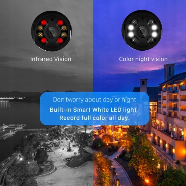 KAMERA KAMERKA ZEWNĘTRZNA BEZPRZEWODOWA WIFI 2 mpx Model 0418-2MPx