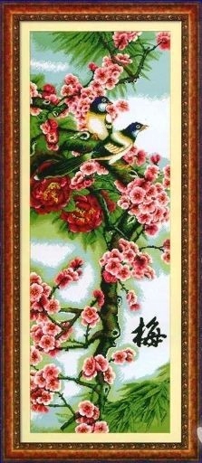 Křížková výšivka počítaná sada (kanva, mulina)