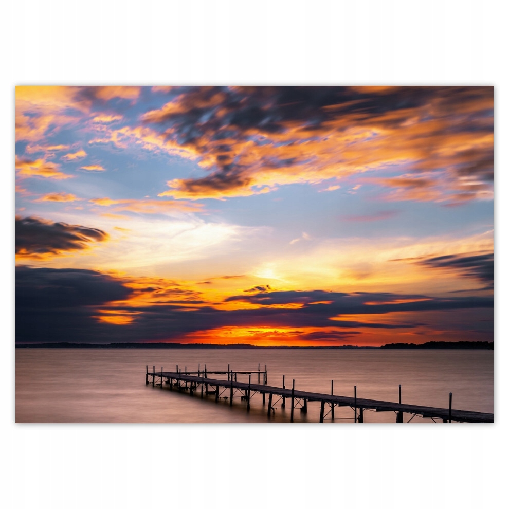 

Fototapety flizelina 208x146 Most Jezioro Zachód