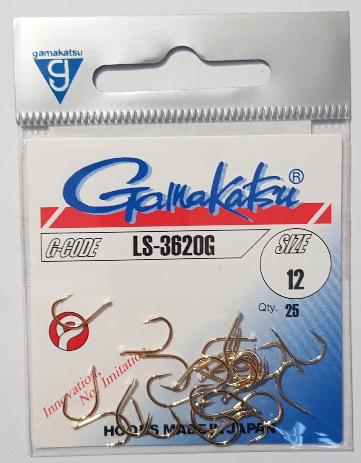 Haczyki Gamakatsu LS-3260G nr 12 złoty