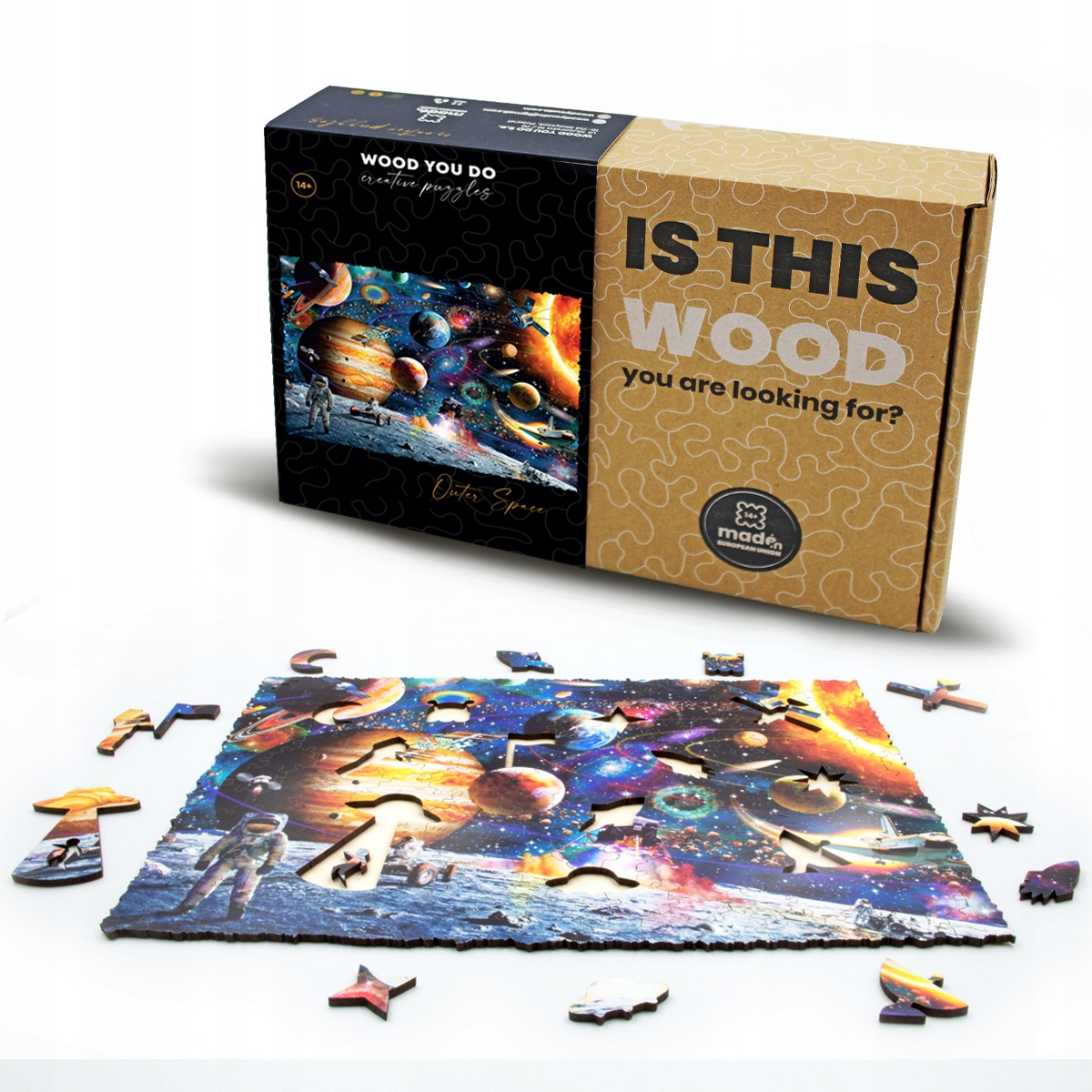 Puzzle drewniane KOSMOS Outer Space 240 elementów Marka WOOD YOU DO