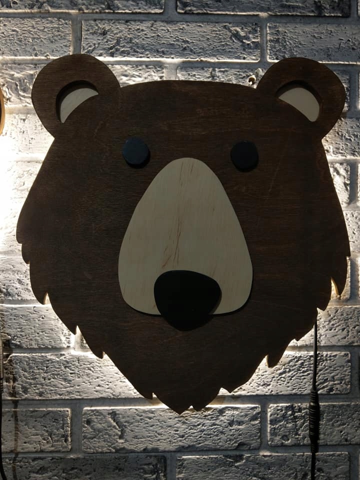 ночник мишка СВЕТОДИОДНЫЙ