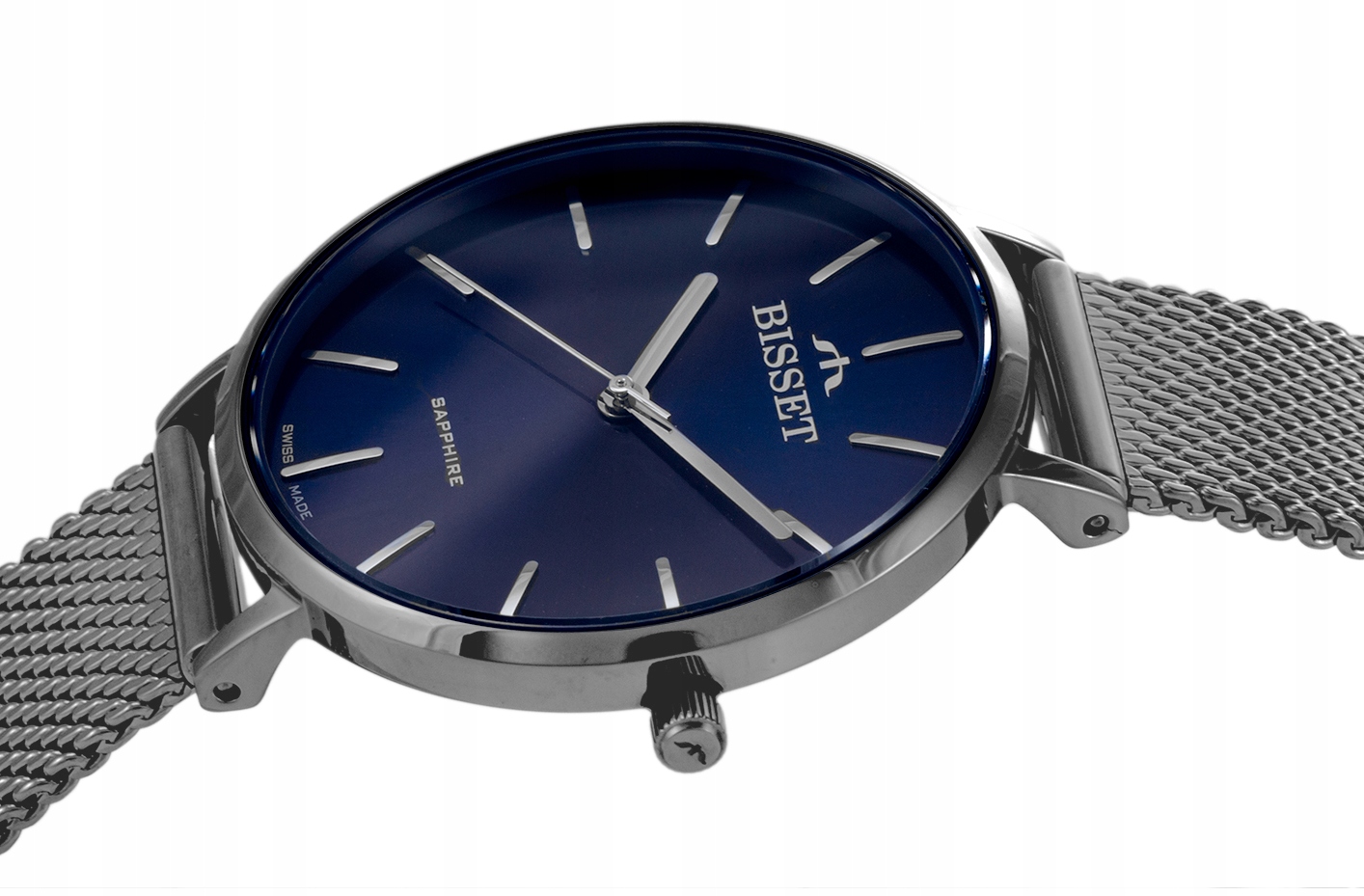 Švýcarské dámské hodinky Bisset BSBF32VIDX03BX0 safír swiss box +Gravírování