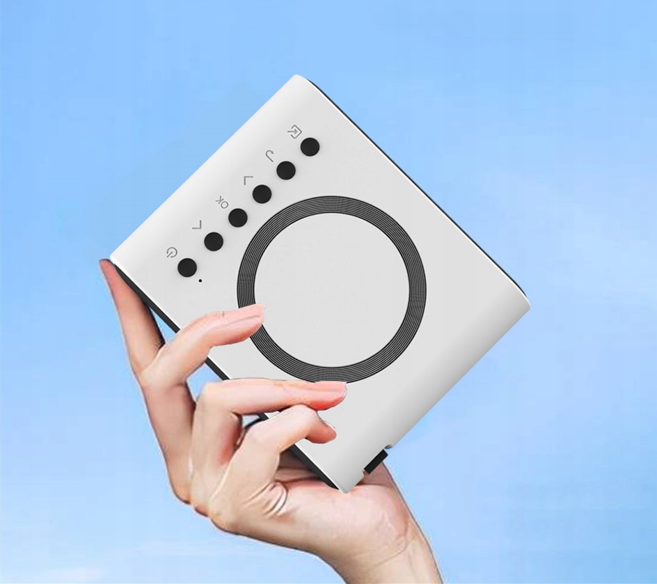 PRZENOŚNY RZUTNIK PROJEKTOR LED HDMI USB Jasność lampy (ANSI) 30000 lm