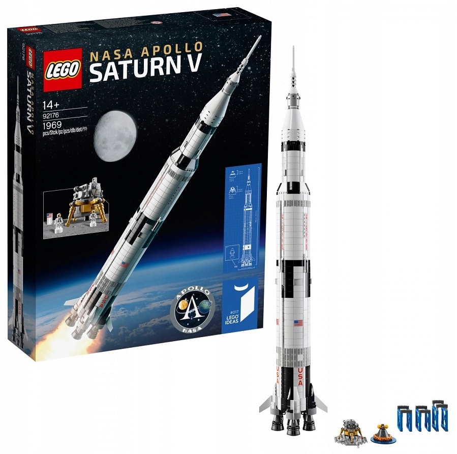 LEGO IDEAS 92176 RAKIETA NASA APOLLO SATURN V +