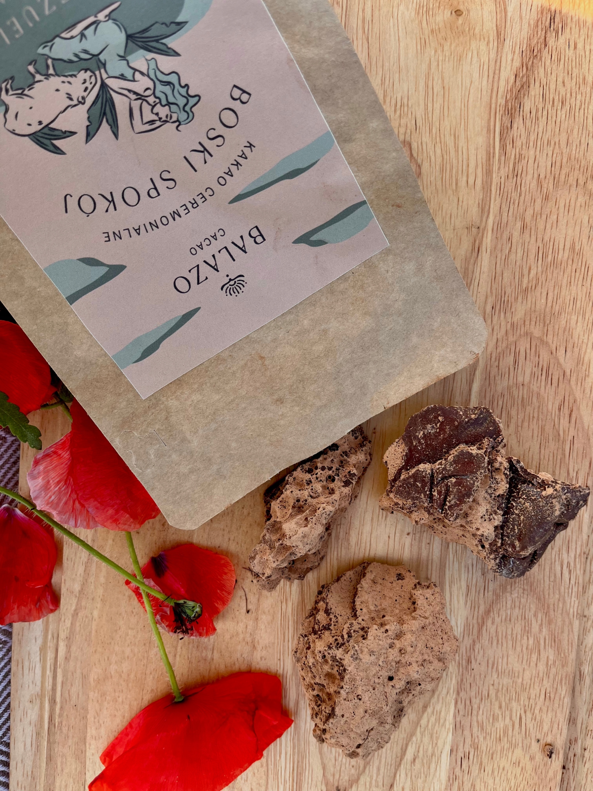 Ceremonialne kakao prawdziwe Balazo Cacao z Wenezueli Boski Spokój 250 g
