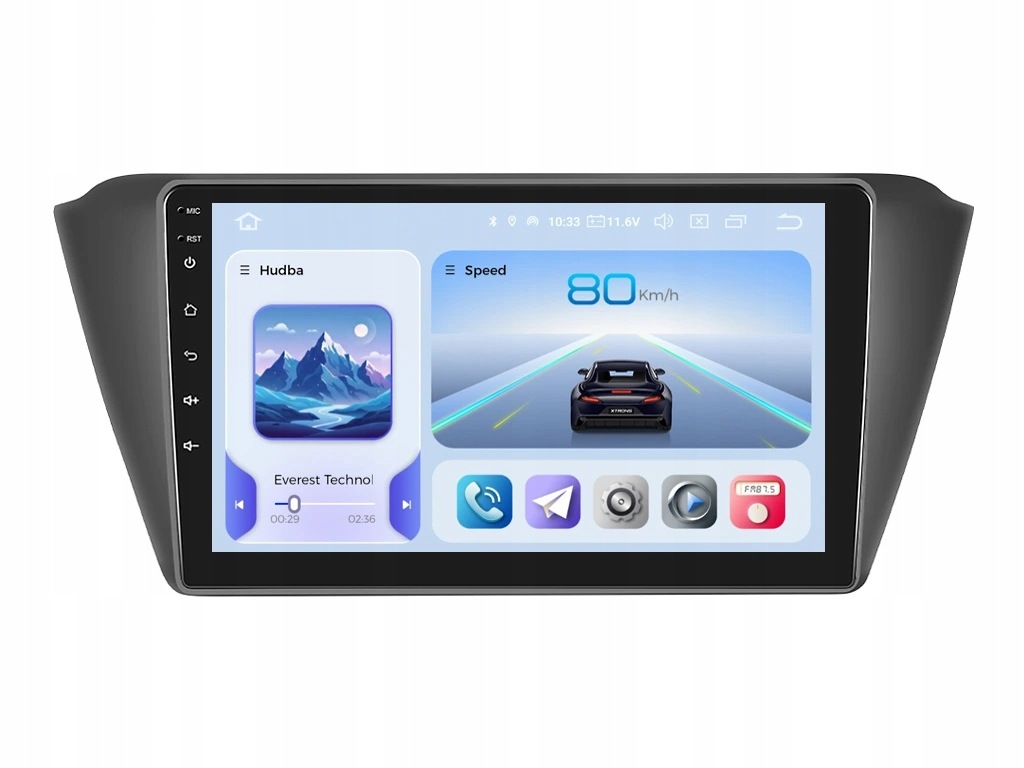 Xtrons 2DIN autorádio IQP-XEV22 s Androidom pre Škoda Fabia III