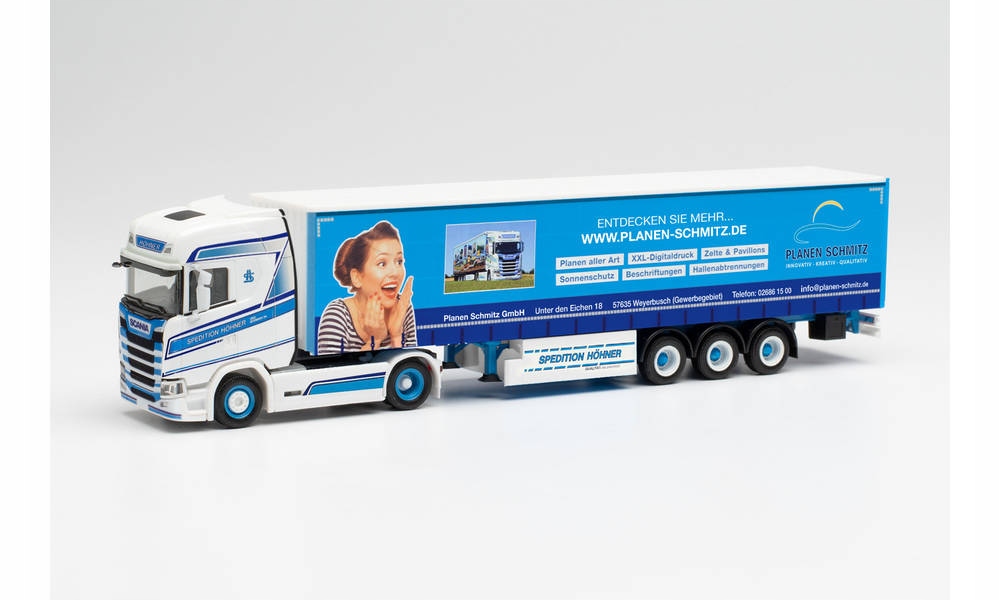 Herpa 313636 Scania Cs 20 Hd Spedition Hohner