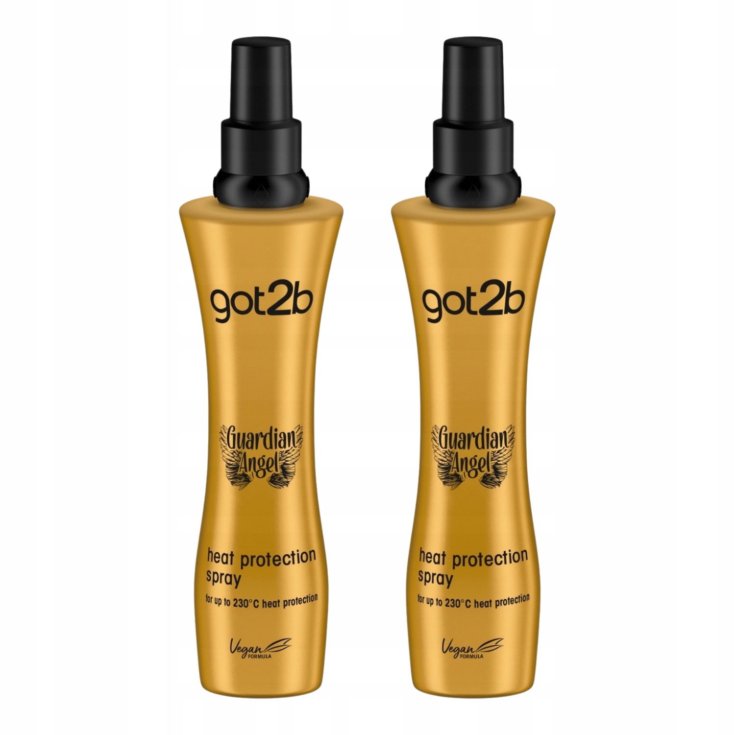2X Termoochranný Sprej Na Vlasy 200 ML GOT2B Guardian Angel Ochrana Do 220