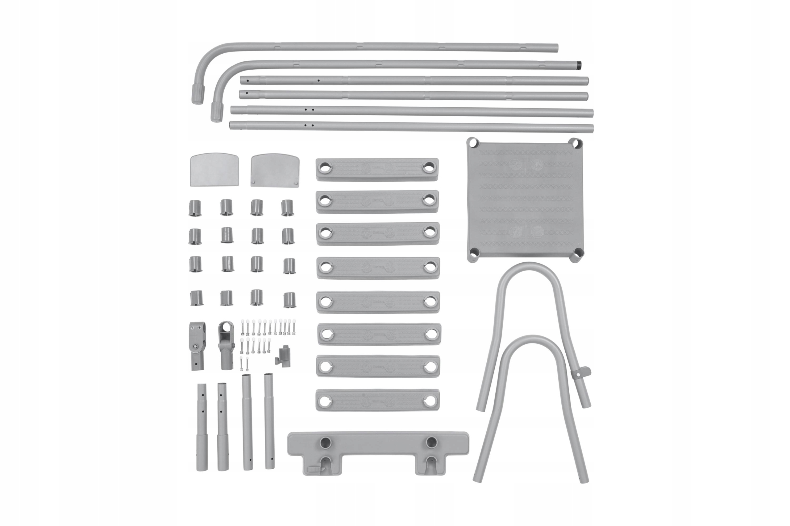 Bestway 4-stopniowa drabinka basenowa Flowclear, 132 cm Liczba szczebli 4