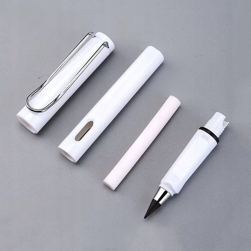 OŁÓWEK WIECZNY ELEGANCKI Z 4 KOŃCÓWKAMI NOWOŚĆ DO SZKOŁY + WKŁADY Marka inny