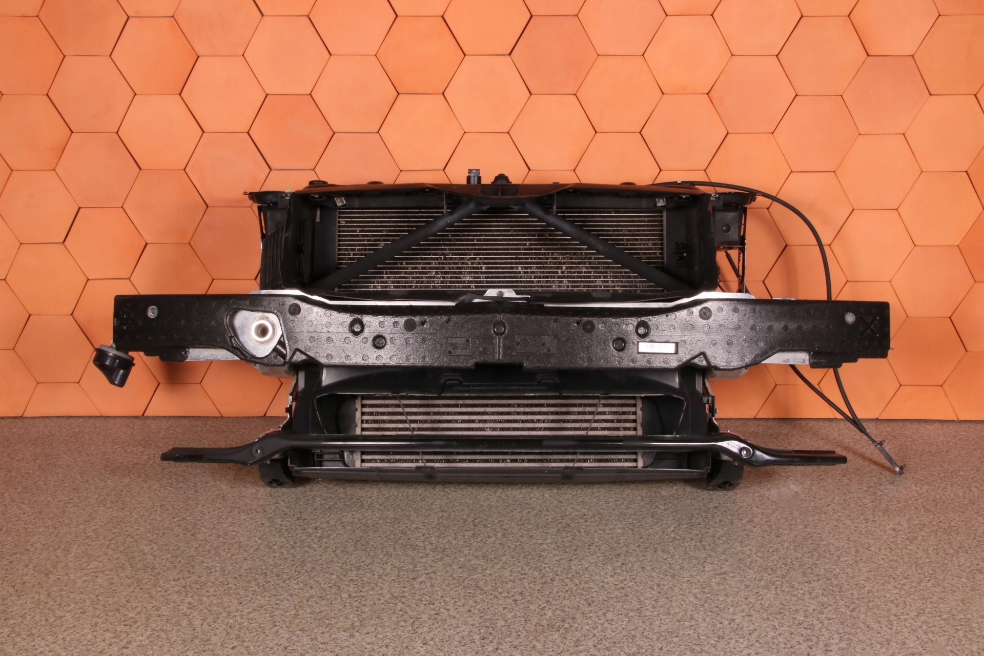 BMW F30 328i N26 PAS PRZEDNI CHŁODNICE WENTYLATOR BELKA KOMPLET