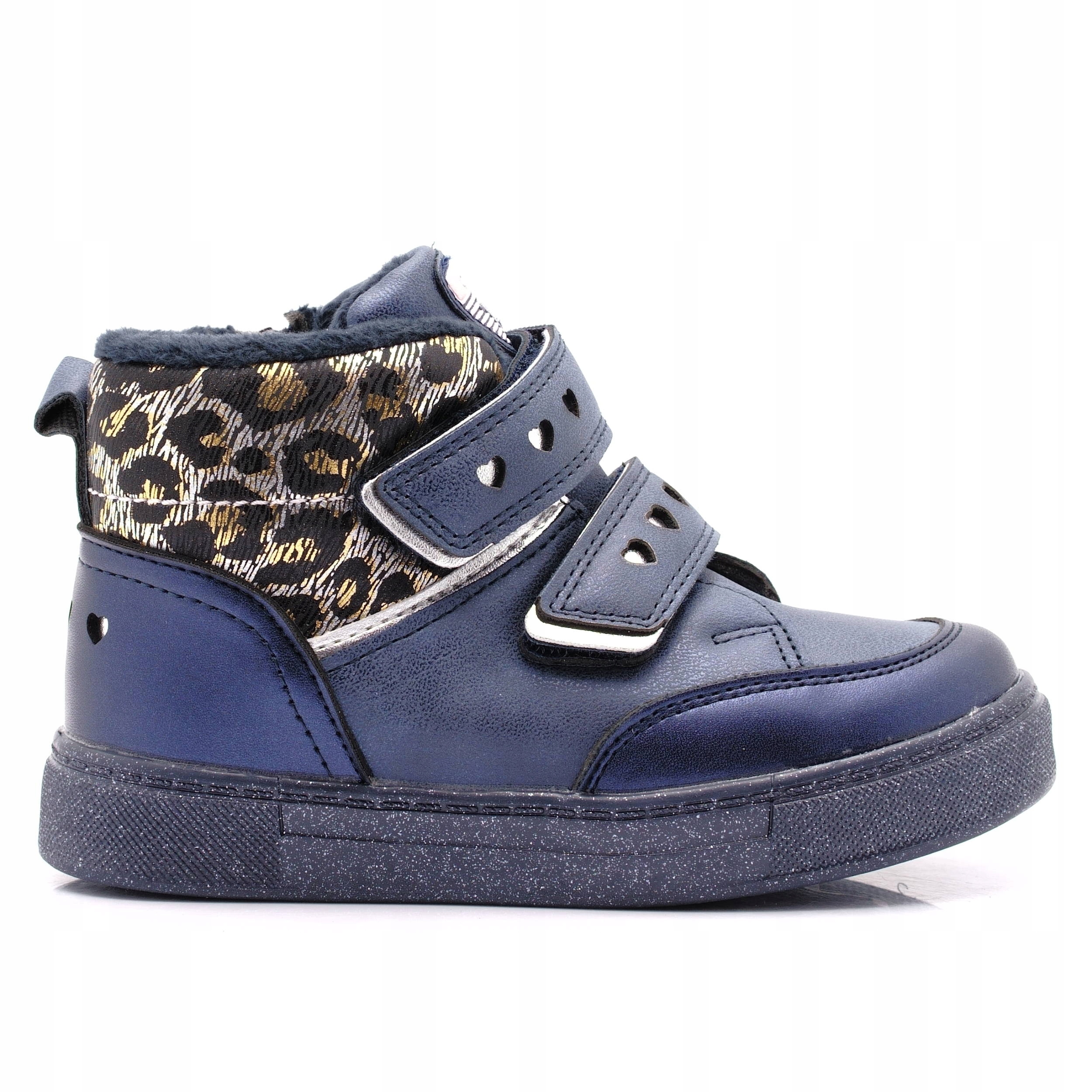 DZIEWCZĘCE TRZEWIKI PÓŁBUTY DZIECIĘCE GETO 111 27 Kolor niebieski