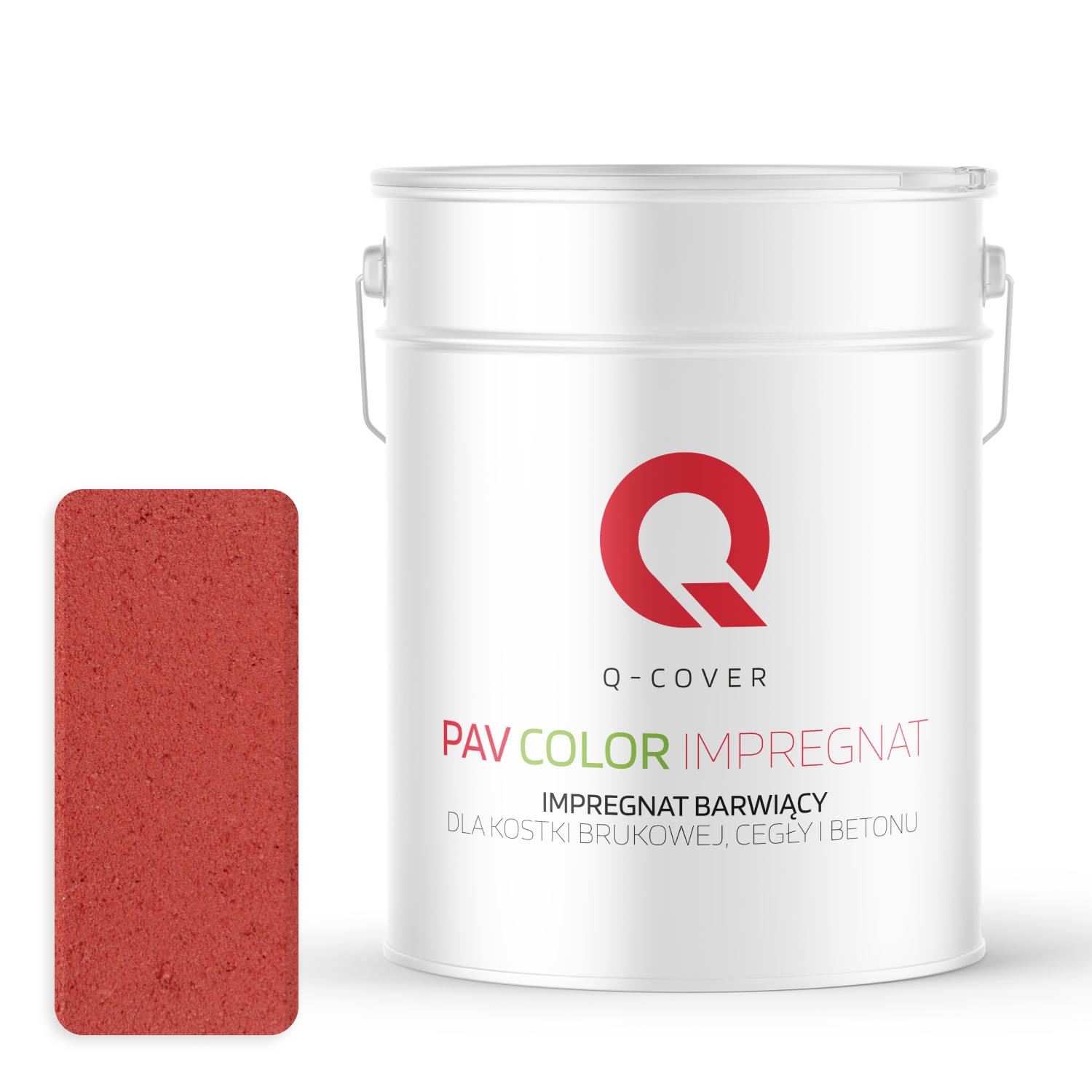 Barvící Impregnát Pro Dlažební Kostky Betonu Barva Signální Červená 10 L