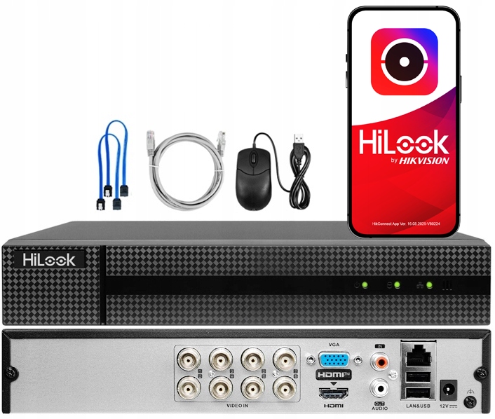 Monitorovací Záznamník Ahd Tvi CVI Do 2MPx 1080p Hilook By Hikvision