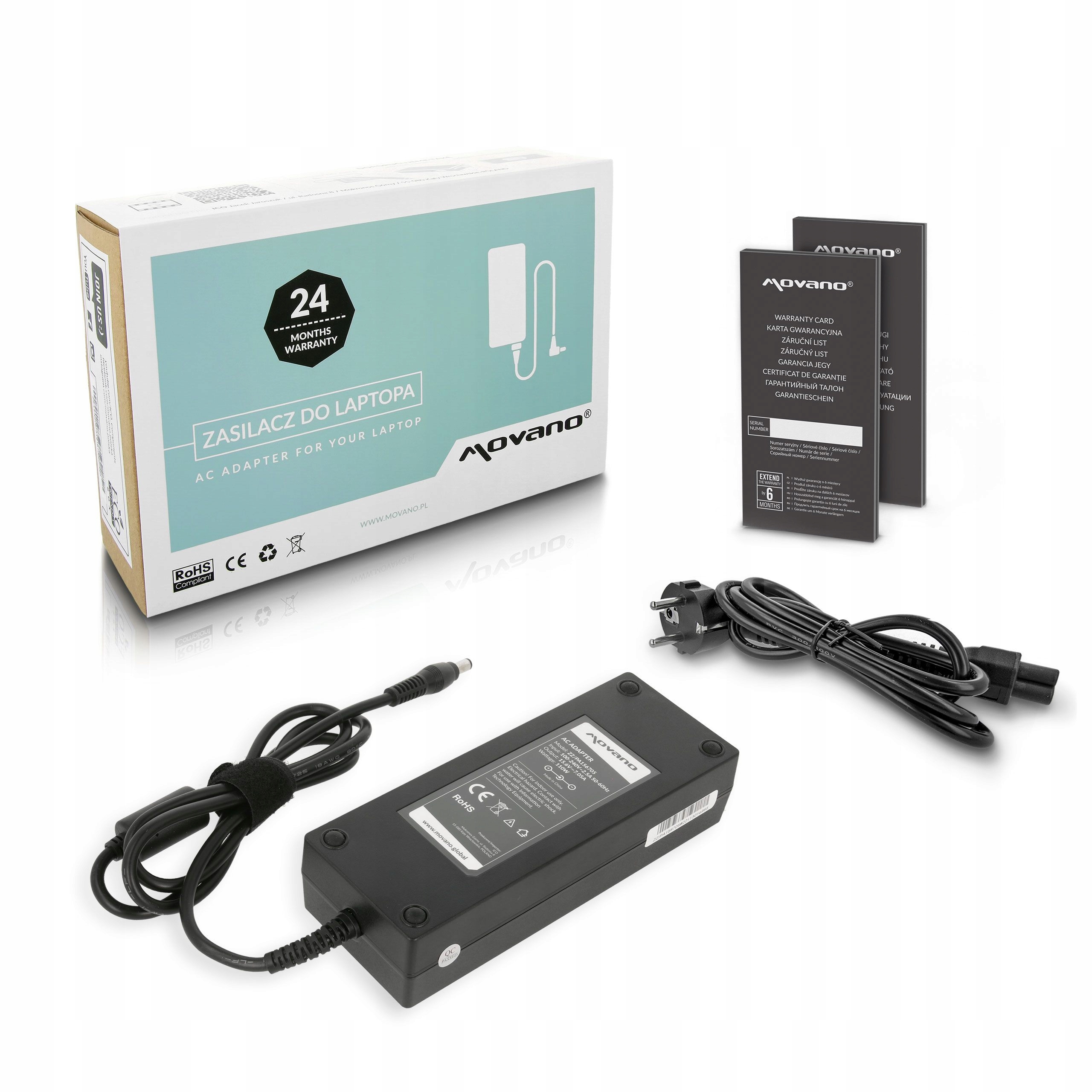 

Zasilacz 15.6v 7.05a (5.5x2.5) 110W do Panasonic