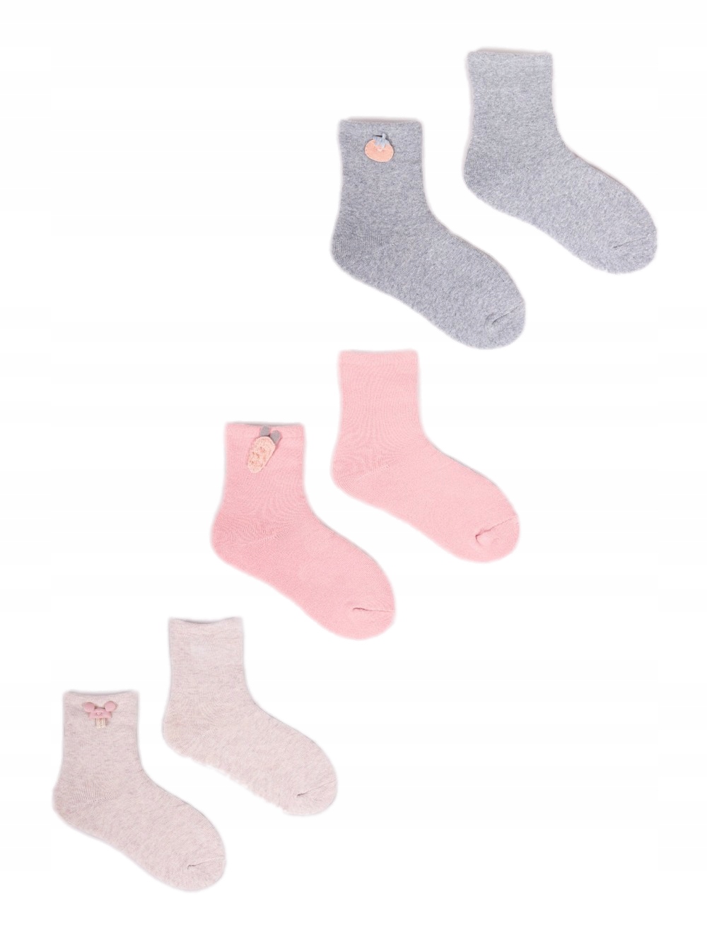 

Skarpety dziewczęce frotte 3D 3PAK 20-22