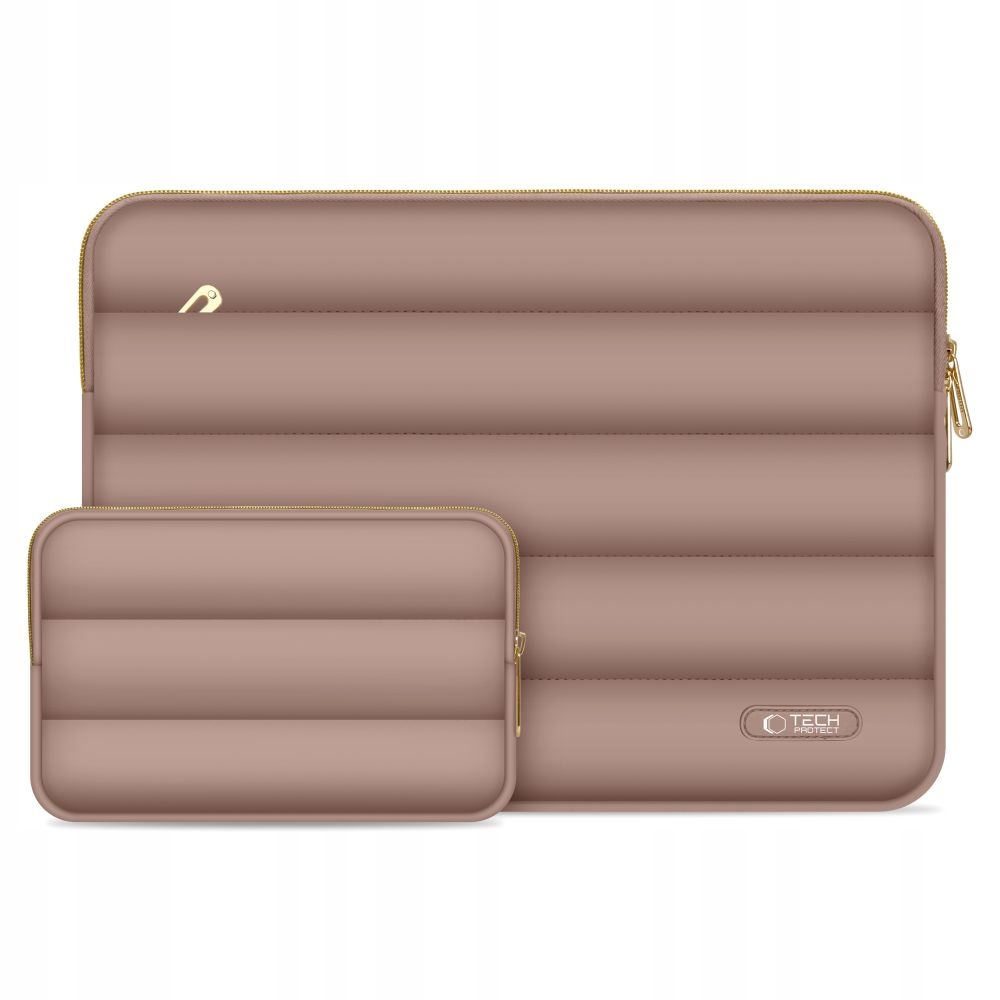Uniwersalne Etui Na Laptopa Do 13-14 Caali Tech-protect Puffy Walnut Case