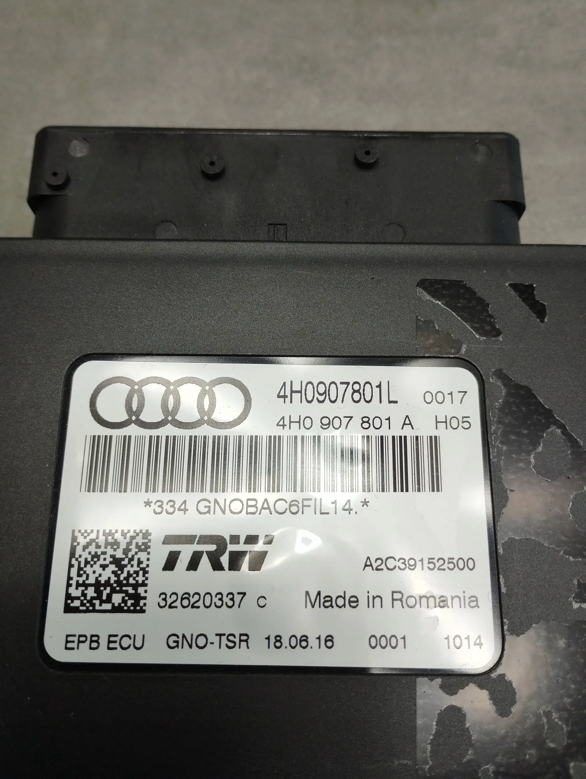 Audi A6 C7 4G module electric brake 4H0907801L