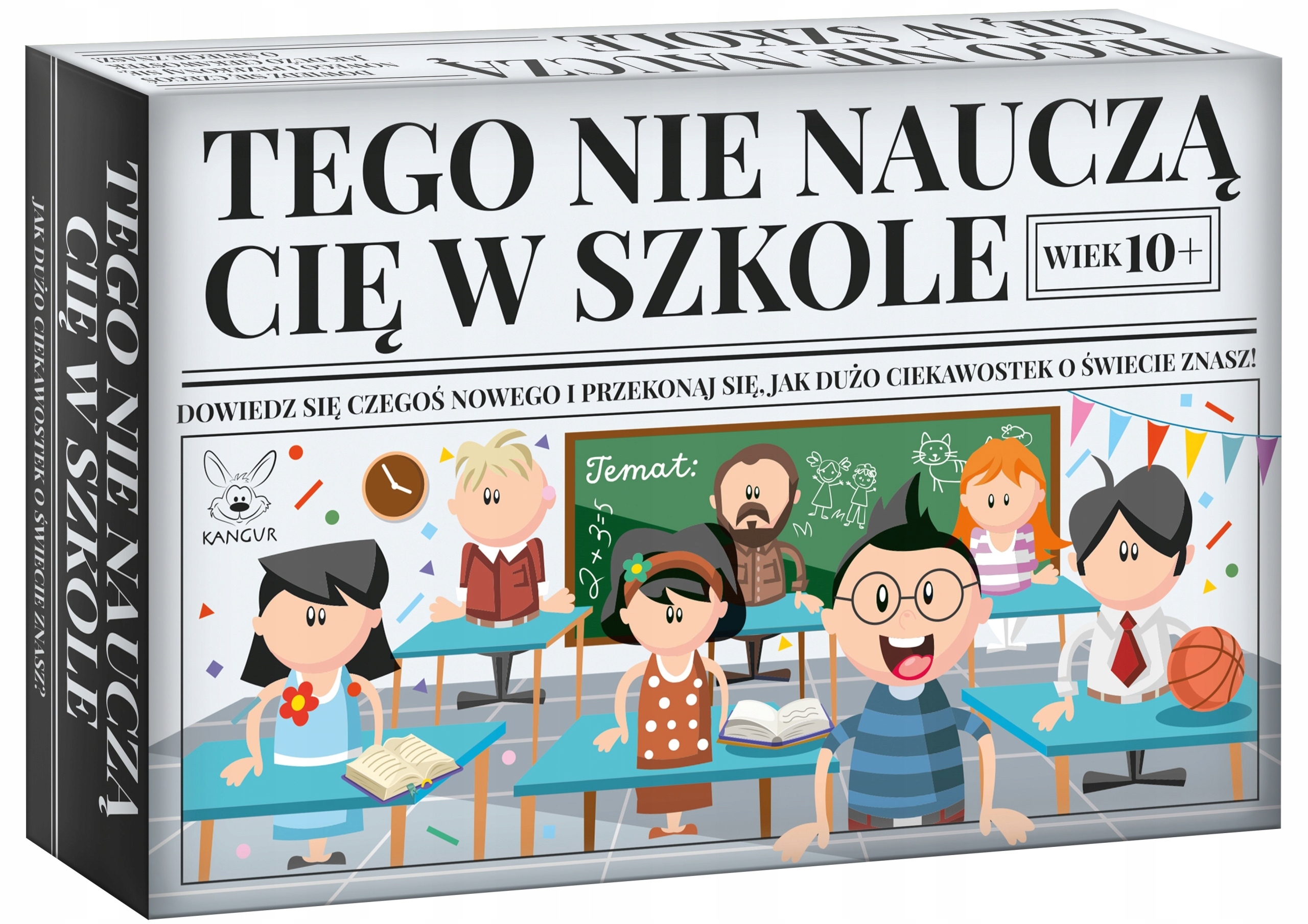 Tego nie nauczą Cię w szkole! Gra planszowa Edukacyjna Kangur