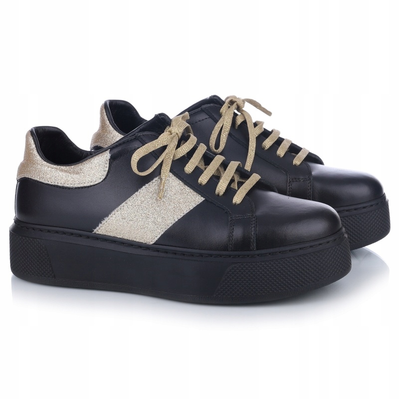 Dámské tenisky Bombonella 10T 069.DV04 Syhaltn T Syh černá/zlatá VEL.39