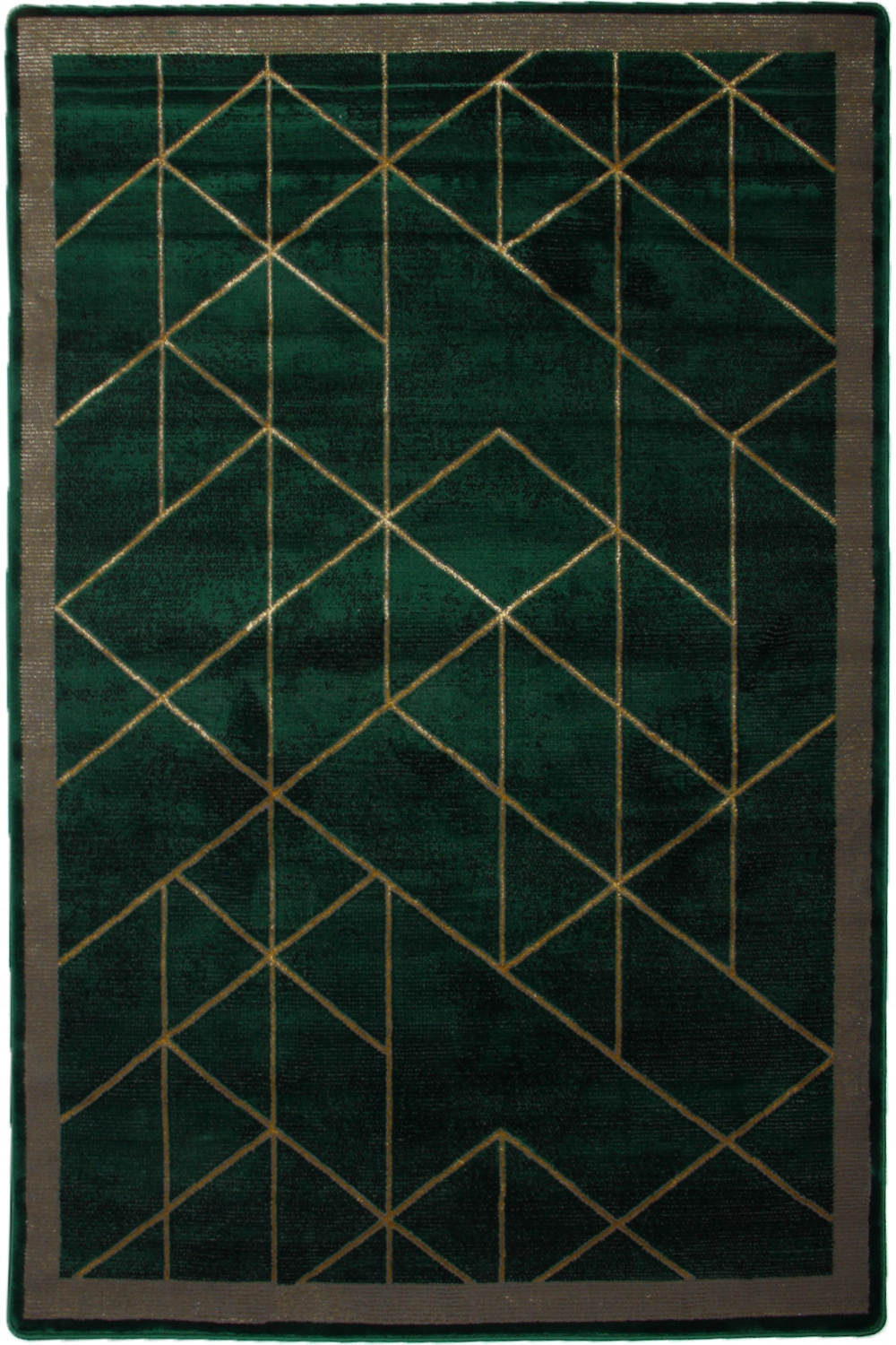 Fľašová Zelená Do Obývačky 120x170, moderný, mäkký diamant