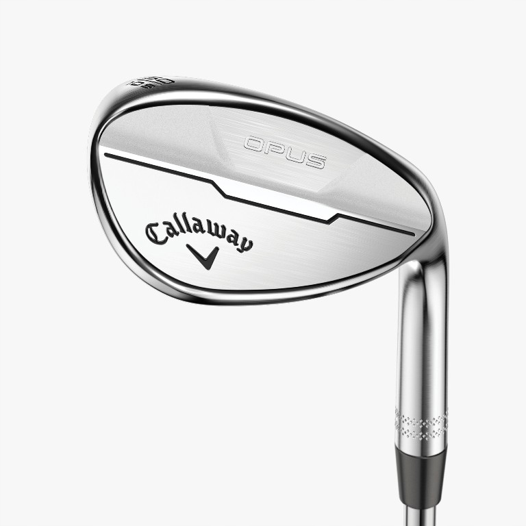Golfová hůl Wedge Callaway Opus Brushed Chrome, 58-10, ocelová skříň