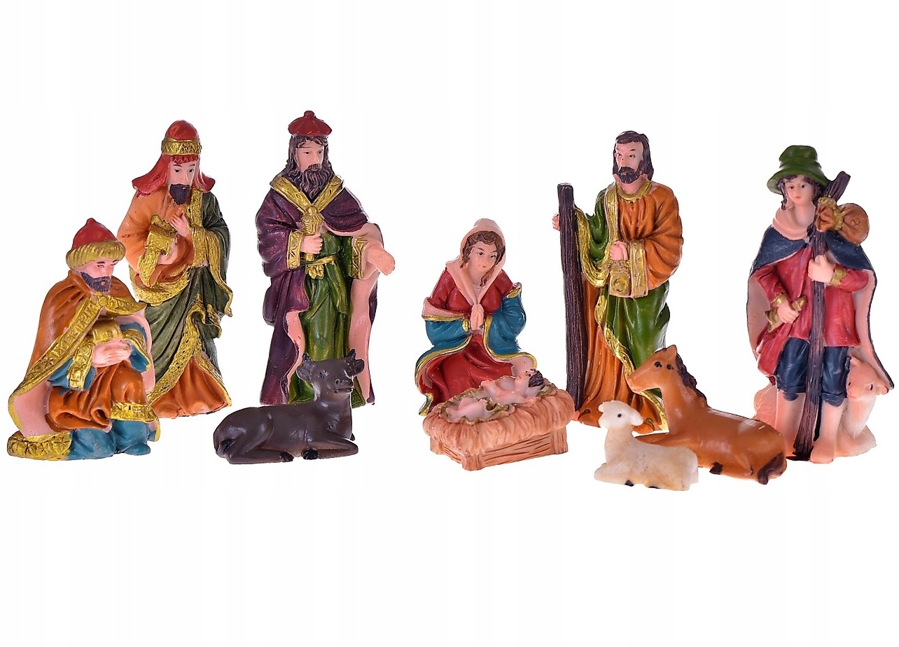 

Figurki Do Szopki Jezus Józef Maryja zwierzęta 10