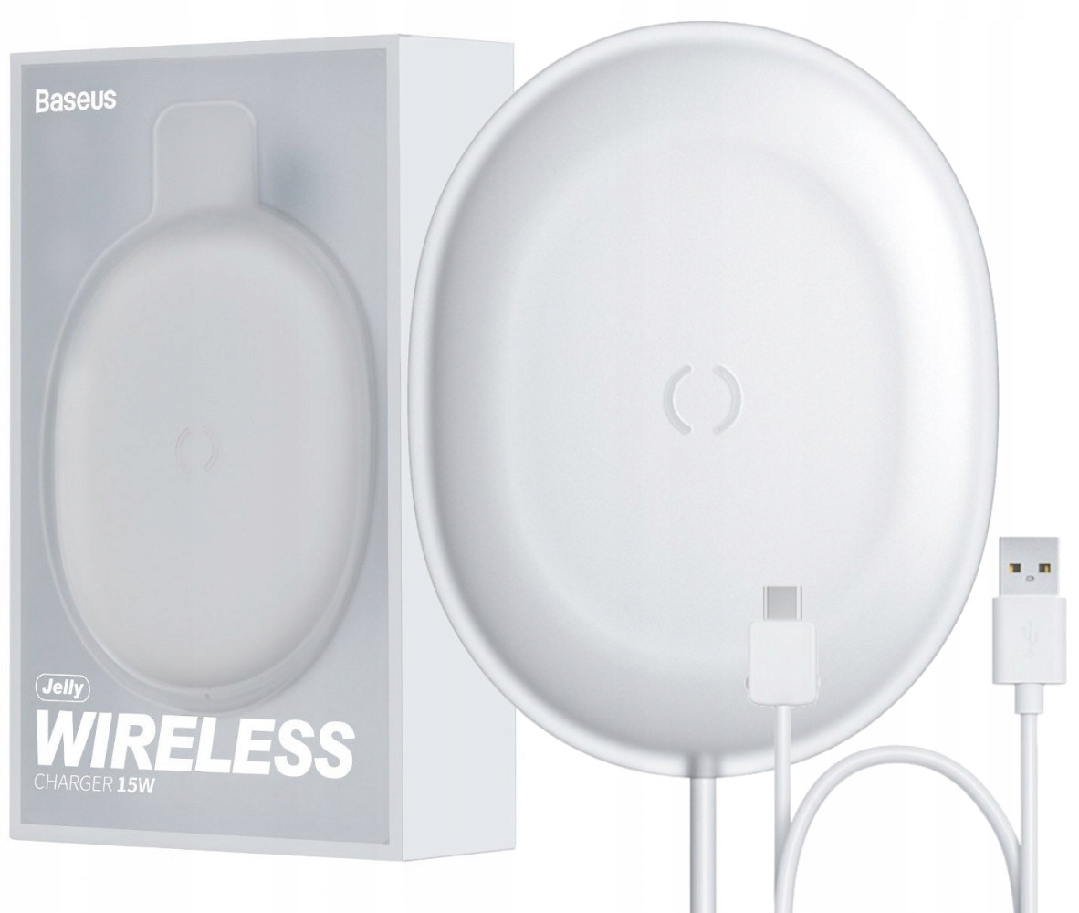 

Uniwersalna Ładowarka Bezprzewodowa Indukcja Biała