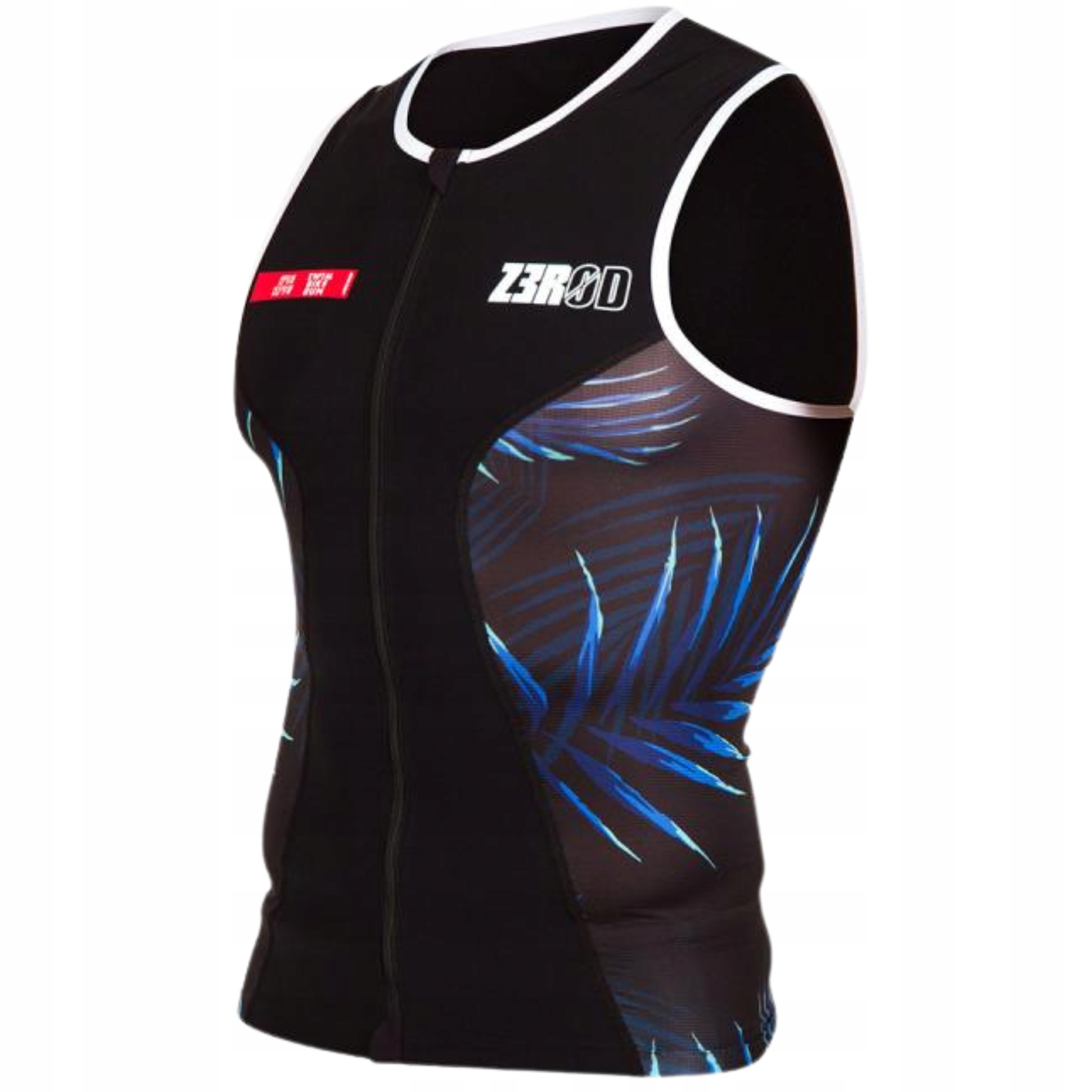 Koszulka Sportowa Rozpinana Męska Zerod Racer Singlet The Island S