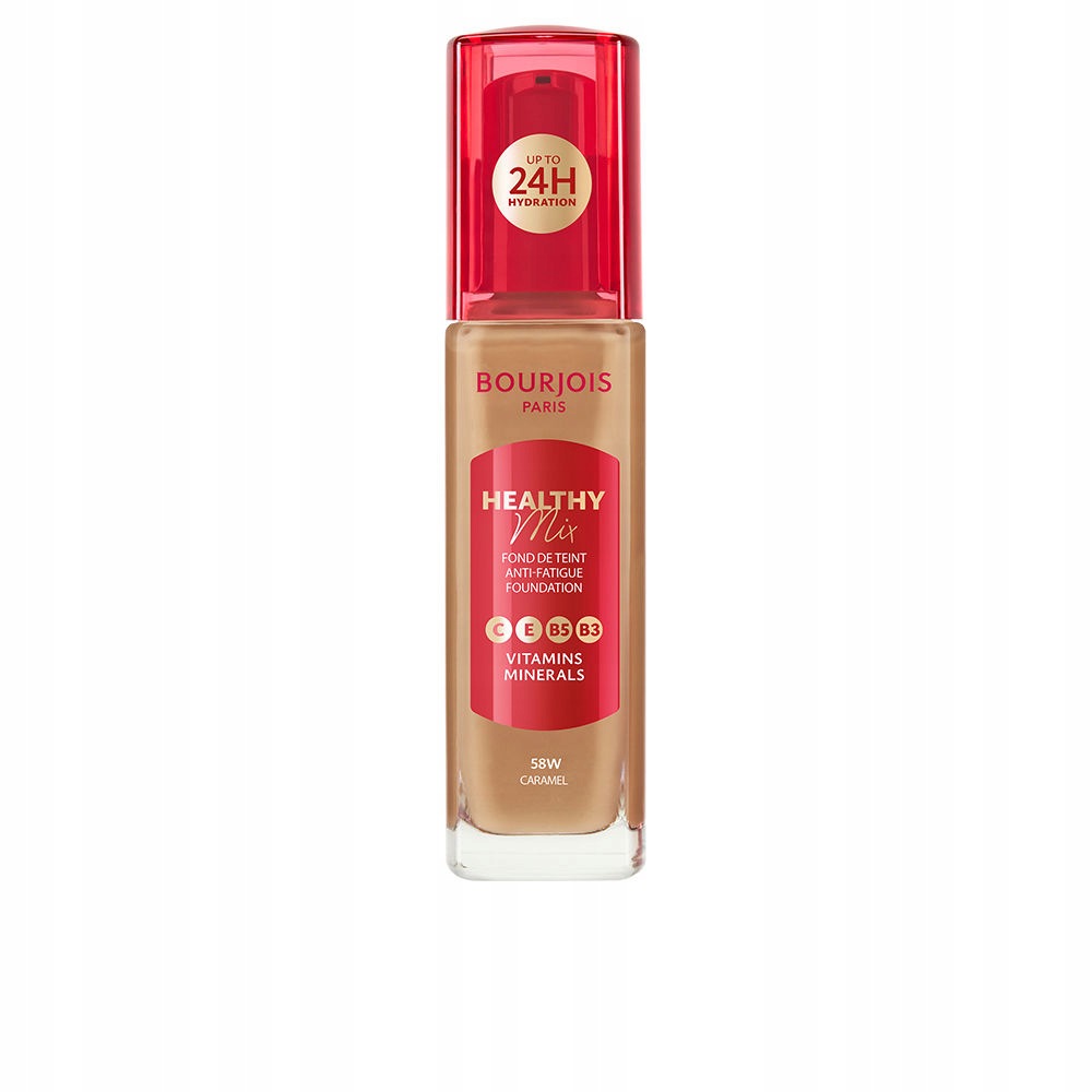 Healthy Mix rozświetlający podkład nawilżający 24 godz. odcień 58W Caramel