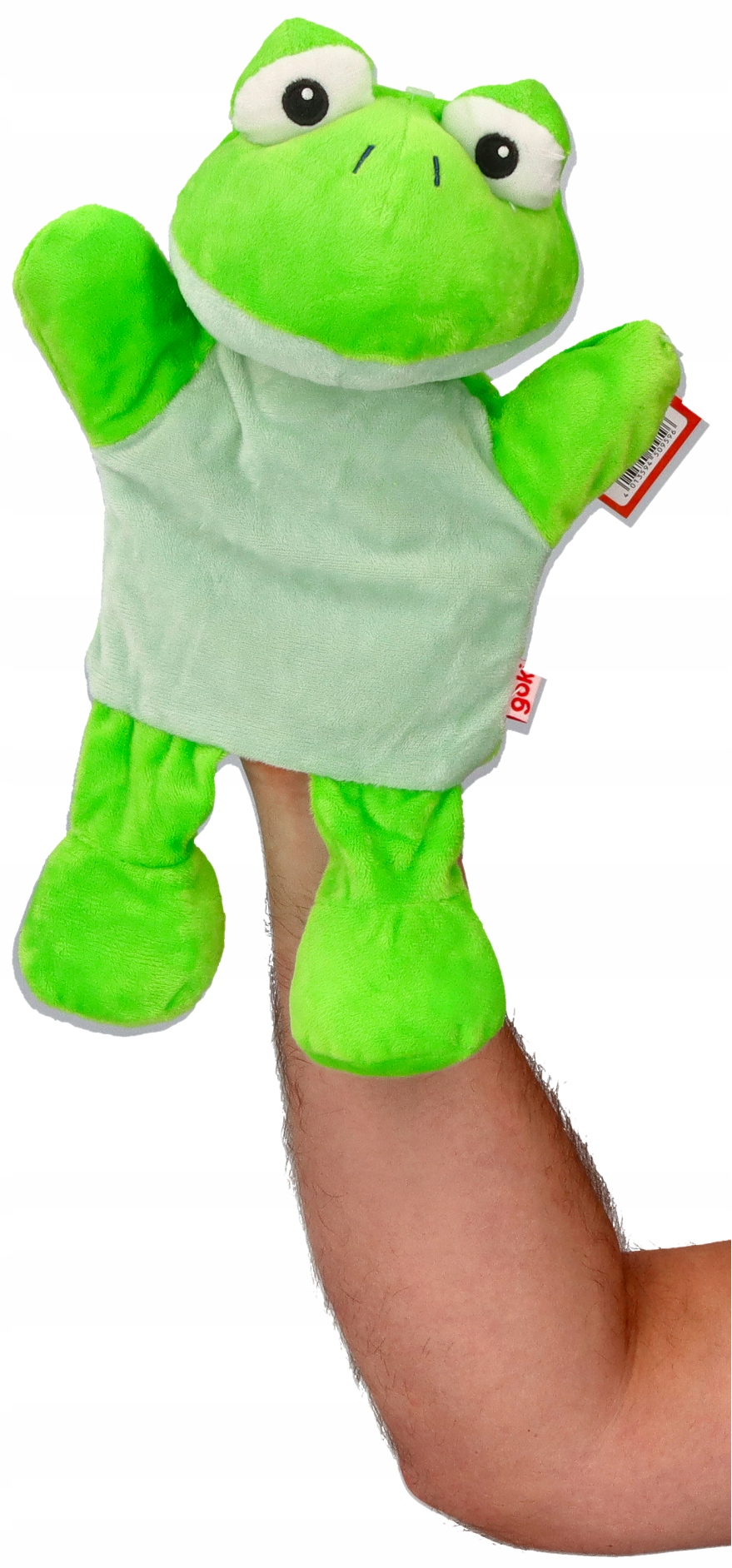 MASKOTKA ŻABKA PACYNKA NA RĘKĘ DOMOWY TEATR GOKI PLUSZOWA KUKIEŁKA Marka Goki