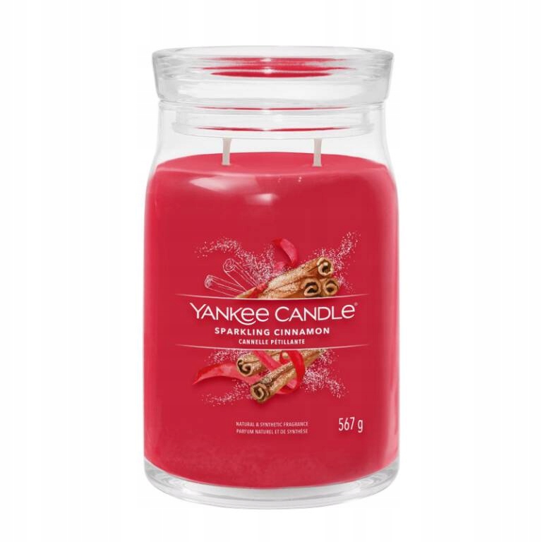 

Sparkling Cinnamon Yankee Signature duża świeca