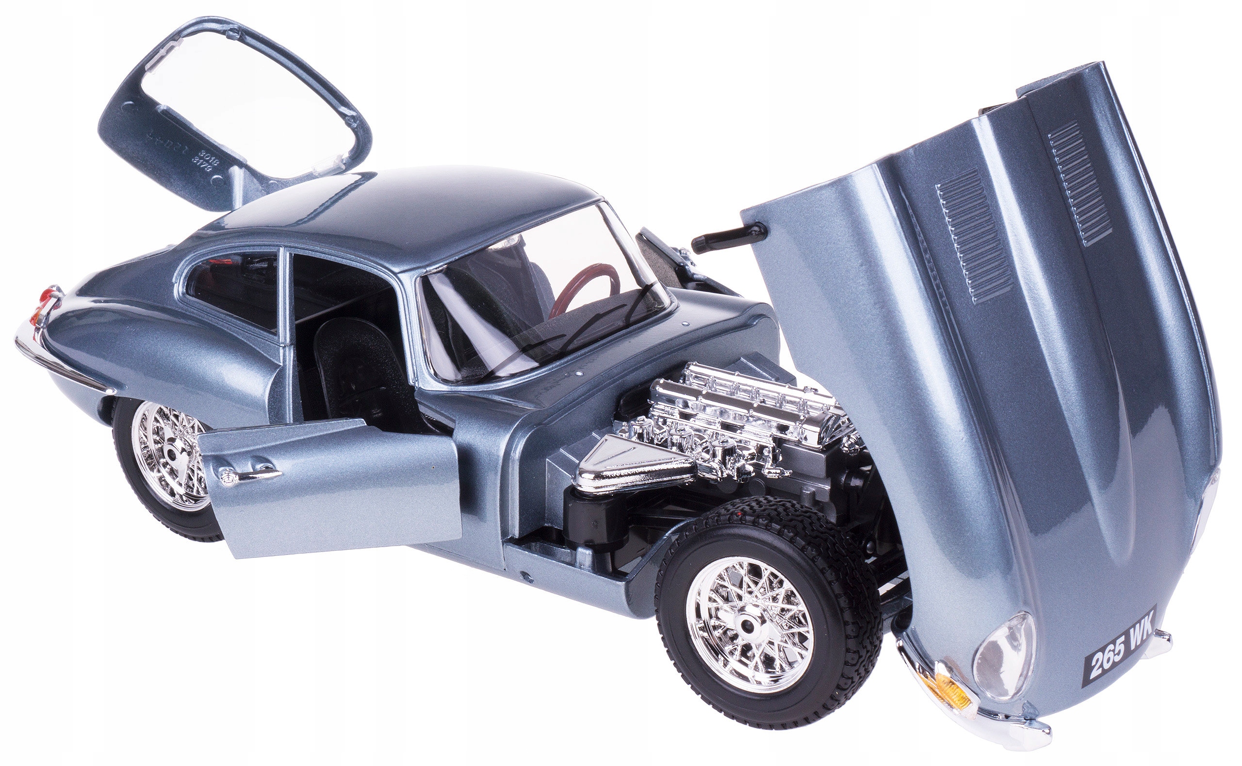 Jaguar E-type Kupé Model Kovový Bburago 1:18