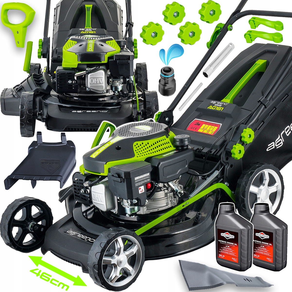 Kosiarka Spalinowa z Napędem Samojezdna Mocna Agreeno Z Koszem AG161