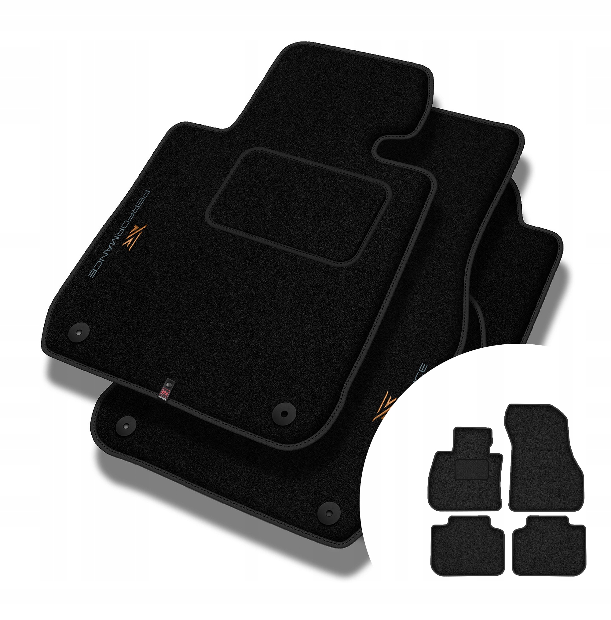 Velurové koberce Performance pro Bmw X1 F48 2015-2022
