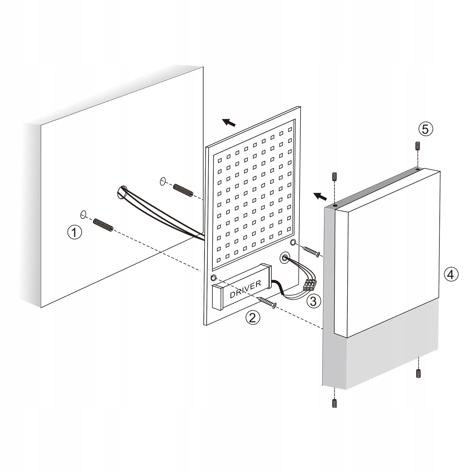 KLIGHTEN Zestaw 2 Lamp LED 24W Wodoodporne IP65 Do Ogrodu i Tarasu — miniatura 6