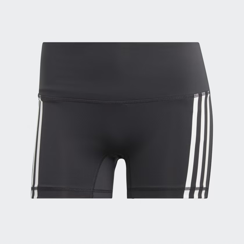 Adidas Kraťasy Černé Přiléhavé 4IN Stripes HZ0200 vel. Xs