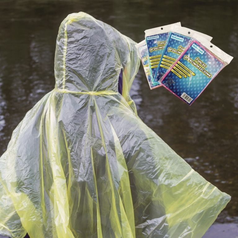 Gruby płaszcz przeciw deszczowy dla DOROSŁYCH ochronny Schemat EAN (GTIN) 5906961126221