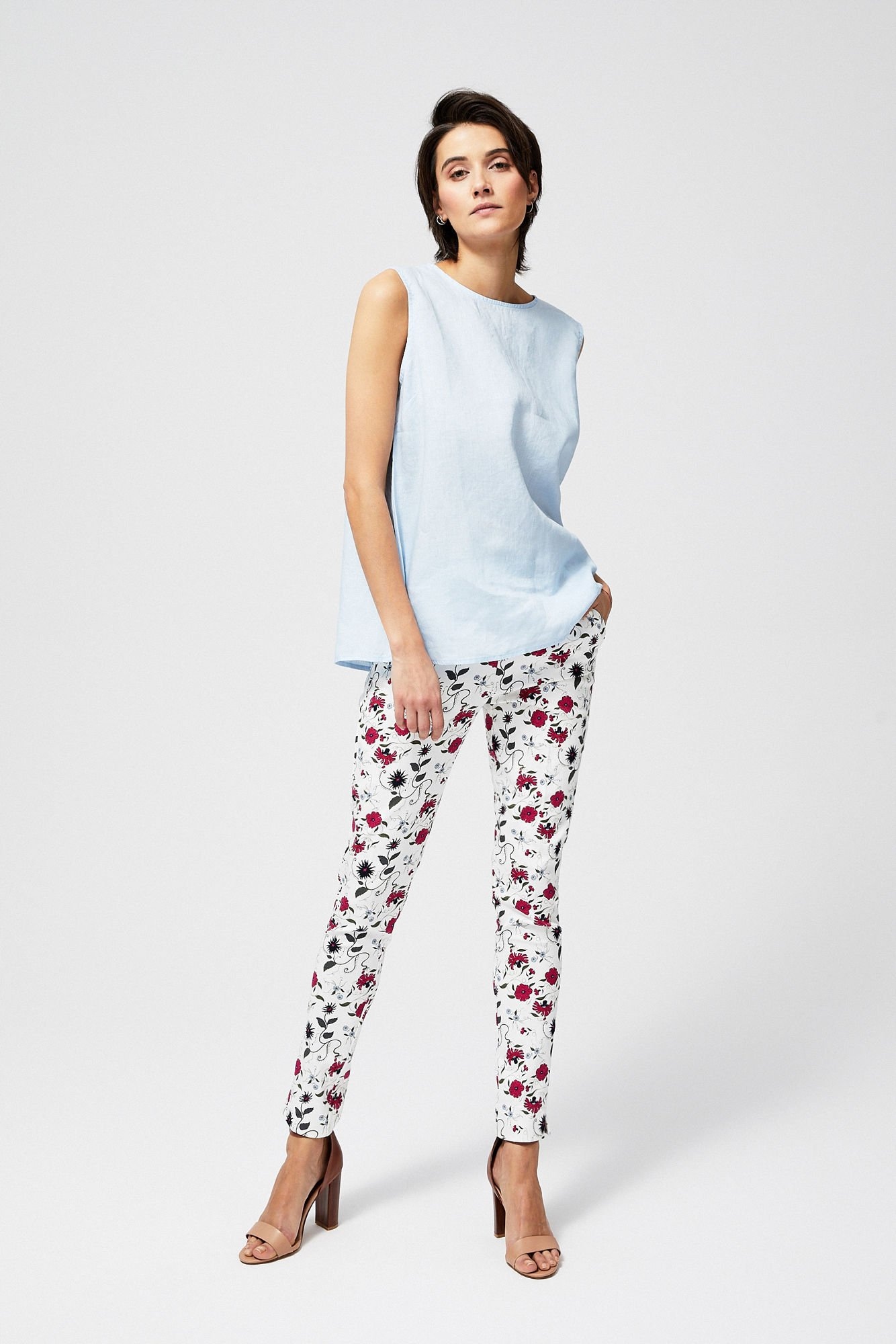 

Moodo Spodnie L-SP-2808 White; Xs