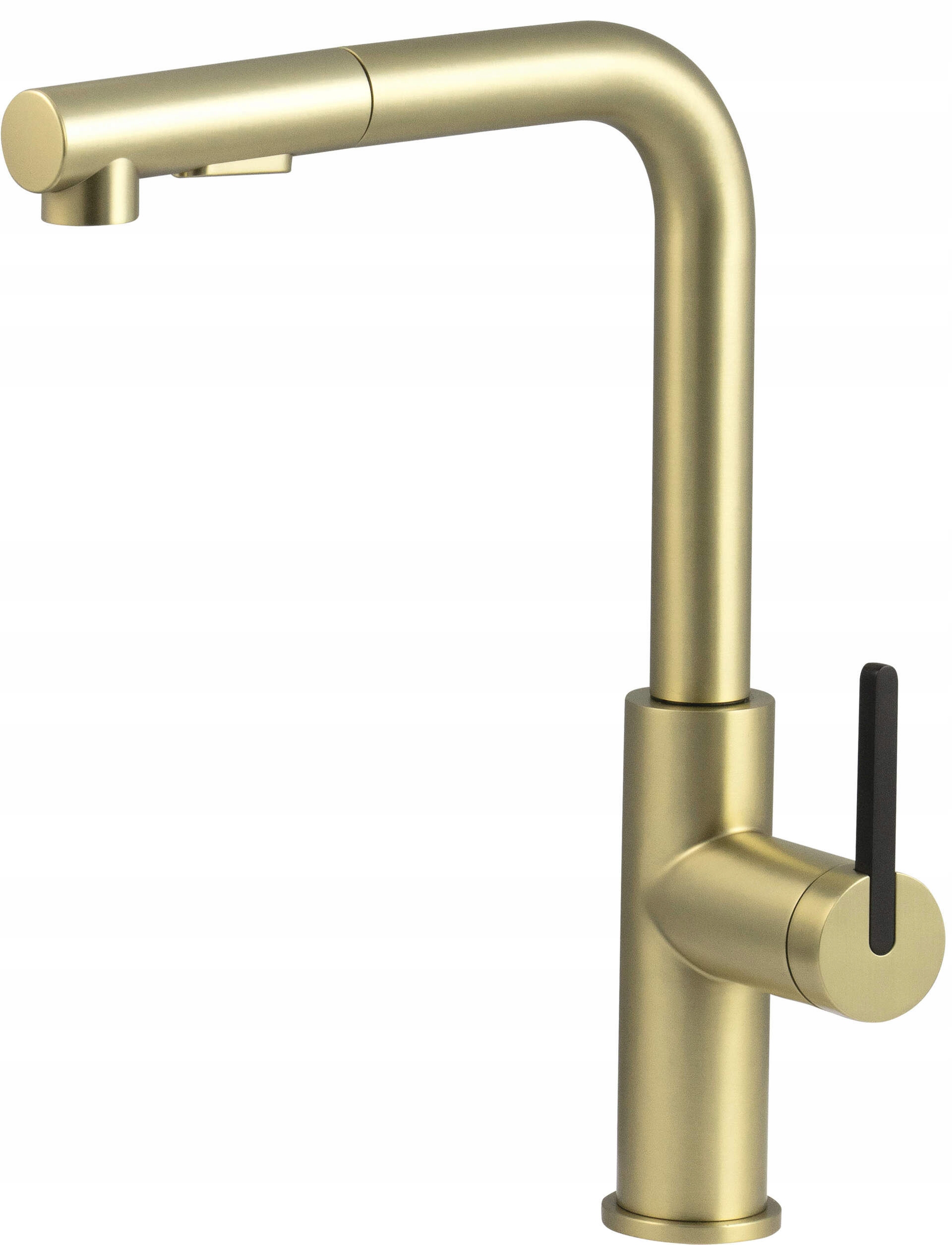 Stojanková kuchynská batéria Deante zlatá brúsená