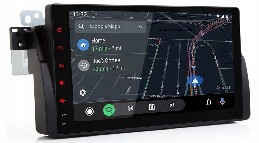7 pouces Android 12.0 Radio de navigation GPS pour 1998-2006 BMW Série 3 E46  M3