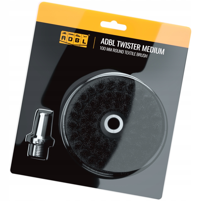 Adbl Twister Medium 100mm Szczotka Na Wkrętarkę Do Czyszczenia Tapicerki